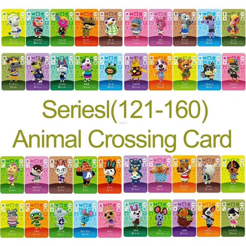 Английская версия карты NS Game Series 2 (с 121 по 160 год) Animal Crossing Card Work For | Игрушки и хобби