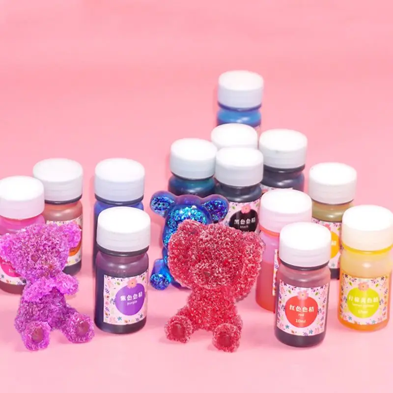 13 Colors Epoxy Resin UV Glue Crafts Pigment Bright Color Non Odor Material Manual Jewelry Pendant DIY Arts Craft Phone Shell De
13 Colors Epoxy Resin UV Glue Crafts Pigment Bright Color Non Odor Material Manual Jewelry Pendant DIY Arts Craft Phone Shell De