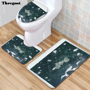 Thregost 3pcs Modern Bath Rugs 3D Printed Microfiber Bathroom Mat Set Anti Slip Bath Mats Shower Carpet Washing Machine Mat
Thregost 3pcs Modern Bath Rugs 3D Printed Microfiber Bathroom Mat Set Anti Slip Bath Mats Shower Carpet Washing Machine Mat