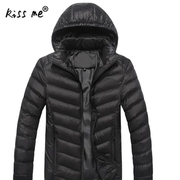 Solid Hooded Men Thermal Outdoor Down Jacket Slim Fit Warm Down Coat Casual Windproof Cotton Jacket Male Hiking Coat 
Solid Hooded Men Thermal Outdoor Down Jacket Slim Fit Warm Down Coat Casual Windproof Cotton Jacket Male Hiking Coat