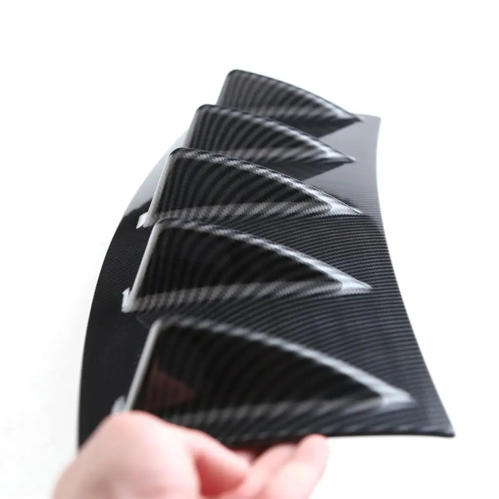 Car Body Kit Rear Bumper Lip Chassis Spoiler Shark Fin Diffuser Decoration Cool Design Car Body Kit Rear Bumper Lip Chassis Spoiler Shark Fin Diffuser Decoration Cool Design