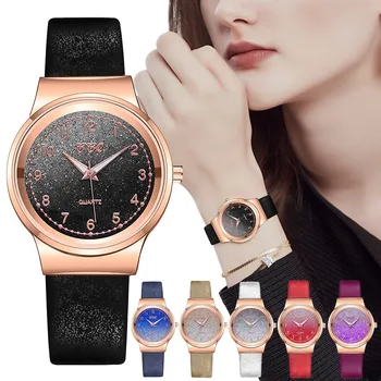 Relogio Fashion Women Watch Matte Romantic Gradient Sky Dial Belt Ladies Quartz Watch Gift Simple Leather Bracelet Wristwatch
Relogio Fashion Women Watch Matte Romantic Gradient Sky Dial Belt Ladies Quartz Watch Gift Simple Leather Bracelet Wristwatch