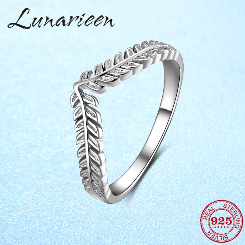 High Quality 925 Sterling Silver Leaves V-shape Jewelry Rings Adjustable Minimalist Rings Womens Jewellery Gifts
High Quality 925 Sterling Silver Leaves V-shape Jewelry Rings Adjustable Minimalist Rings Womens Jewellery Gifts