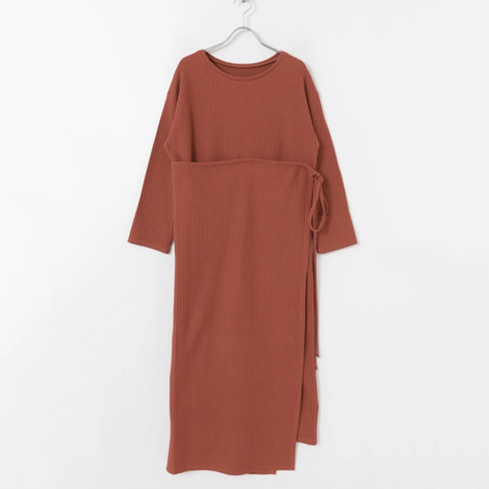 Women's Fall Korean Style Chic Dresses Female Black Knit Sweater Dresses Ankle-Length Casual Pullover A-Line Dresses Minimalist 
Women's Fall Korean Style Chic Dresses Female Black Knit Sweater Dresses Ankle-Length Casual Pullover A-Line Dresses Minimalist