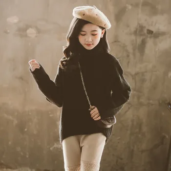 2020 New Teen Girl Sweater Christmas Kids Sweaters Knitted Baby Girls Spring Autumn Sweaters High Neck Tops Child Clothing Black
2020 New Teen Girl Sweater Christmas Kids Sweaters Knitted Baby Girls Spring Autumn Sweaters High Neck Tops Child Clothing Black