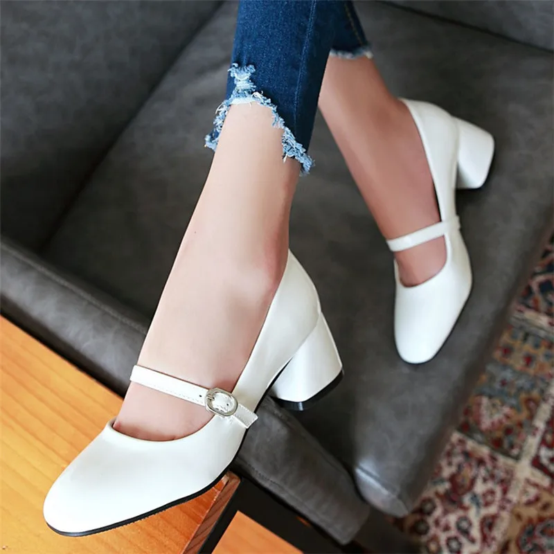 Square Toe Mary Jane Shoes Woman Block Heel Pumps Women Patent Leather Chunky High Heels Dress Office Work Wedding Shoes Bridal
Square Toe Mary Jane Shoes Woman Block Heel Pumps Women Patent Leather Chunky High Heels Dress Office Work Wedding Shoes Bridal