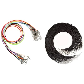 70 Pcs Waxed Necklace Cord with Clasp for Bracelet Necklace and Jewelry Making, 20 Pcs 20 Inch & 50 Pcs 18 Inch
70 Pcs Waxed Necklace Cord with Clasp for Bracelet Necklace and Jewelry Making, 20 Pcs 20 Inch & 50 Pcs 18 Inch
