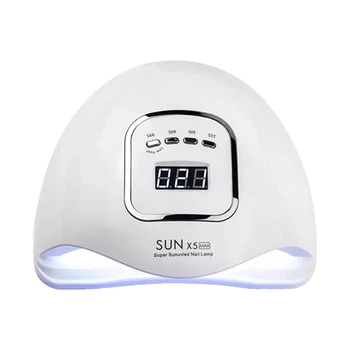 SUNX5 Plus 80W Fast Curing Nail Gel UV Nail Lamp Nail Dryer With LCD Display 10/30/60s Timer Smart UV LED Manicure Art Tool
SUNX5 Plus 80W Fast Curing Nail Gel UV Nail Lamp Nail Dryer With LCD Display 10/30/60s Timer Smart UV LED Manicure Art Tool