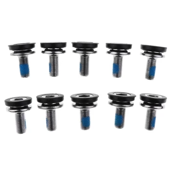 10Pcs Bike Mounting Bolts M8 x 18mm Bottom Bracket Crank Arm Axis Bolts Screws with Caps - Fits Many Cranksets
10Pcs Bike Mounting Bolts M8 x 18mm Bottom Bracket Crank Arm Axis Bolts Screws with Caps - Fits Many Cranksets