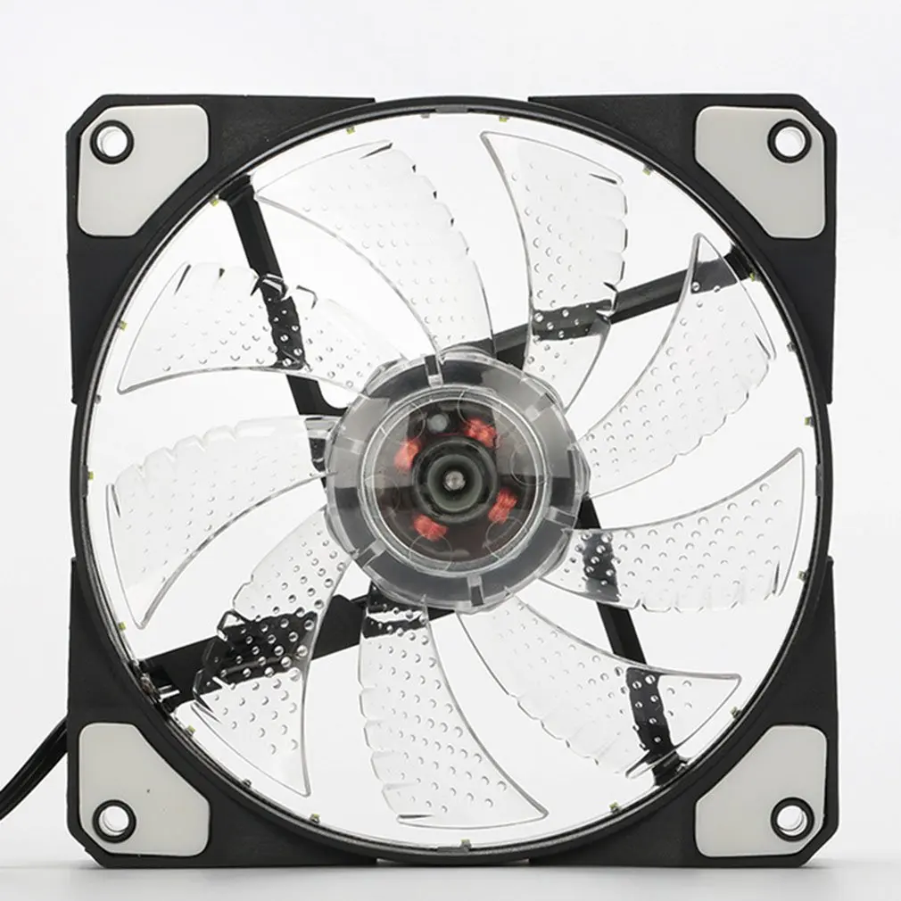 120mm LED Ultra Silent Computer PC Case Fan 15 LEDs 12V With Rubber Quiet Molex Connector Easy Installed Fan
120mm LED Ultra Silent Computer PC Case Fan 15 LEDs 12V With Rubber Quiet Molex Connector Easy Installed Fan