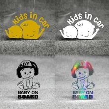 Die-cut Stickers Kids In Car PVC Waterproof Baby on Board Vinyl Decals Suitable for Car Bumper Car Window Glass Body Stickers
Die-cut Stickers Kids In Car PVC Waterproof Baby on Board Vinyl Decals Suitable for Car Bumper Car Window Glass Body Stickers