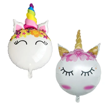 50pcs 80X54cm flower Unicorn smiley balloons Helium ball children birthday unicorn party decorations kids wedding balloon globos
50pcs 80X54cm flower Unicorn smiley balloons Helium ball children birthday unicorn party decorations kids wedding balloon globos