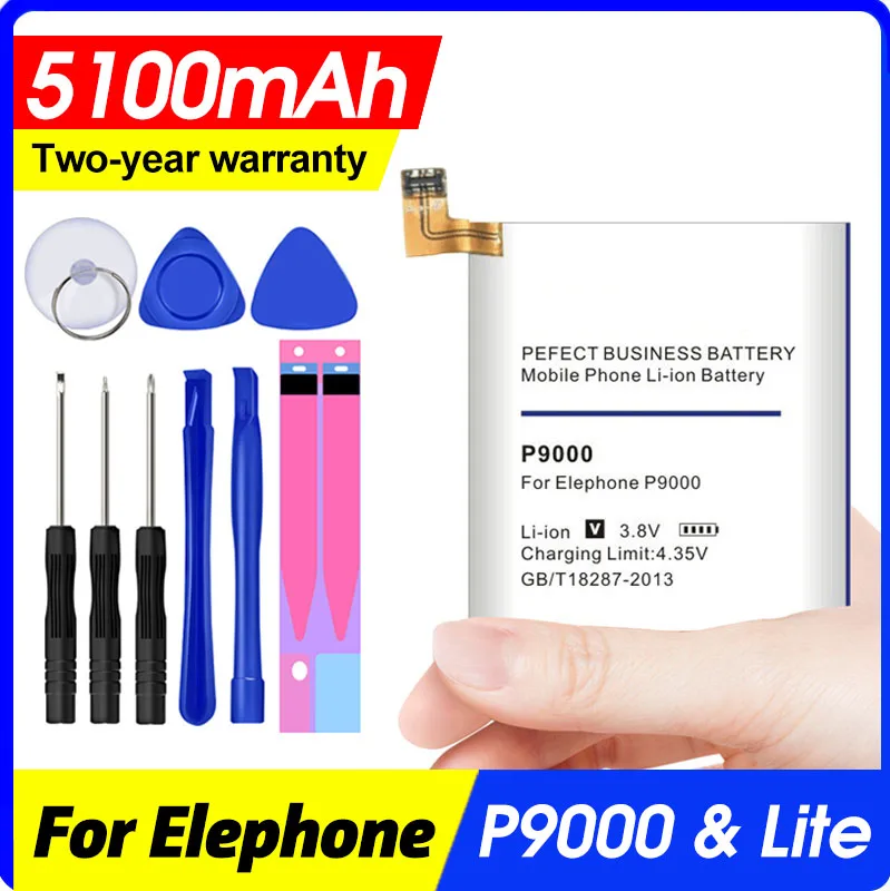 Аккумулятор Elephone P9000 на 5100 мА · ч для Lite | Мобильные телефоны и аксессуары