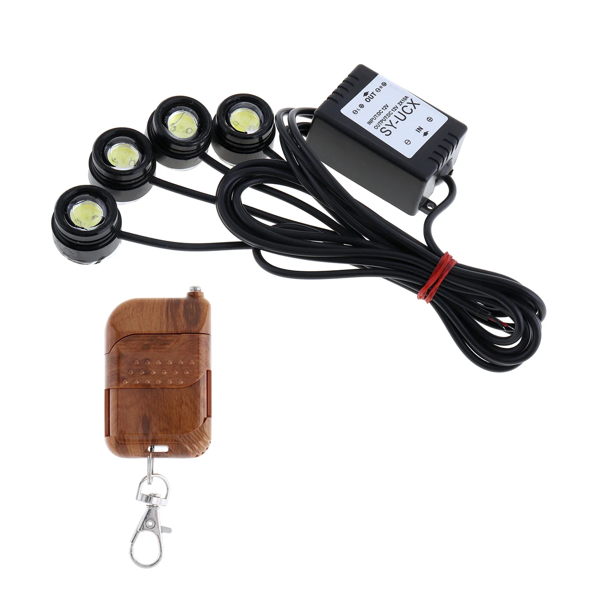 Car Strobe Flash Eagle Eye LEDs One to Four 4 x 1.5W Strobe Flash Eagle Eye LEDs Car Light with Wireless Remote For Cars Vehicle
Car Strobe Flash Eagle Eye LEDs One to Four 4 x 1.5W Strobe Flash Eagle Eye LEDs Car Light with Wireless Remote For Cars Vehicle