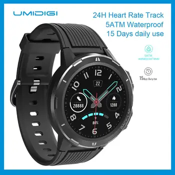 UMIDIGI Uwatch GT Smart Watch 5ATM Waterproof Heart Rate Sleep Monitor 12-Sports Mode Long Battery Fitness Tracker Smartwatch
UMIDIGI Uwatch GT Smart Watch 5ATM Waterproof Heart Rate Sleep Monitor 12-Sports Mode Long Battery Fitness Tracker Smartwatch