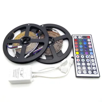 2X 5M 3528 SMD RGB 600 LED Strip Light String Tape+44 Key IR Remote Control Non-Waterproof IP33 Night Led Light Home Decor
2X 5M 3528 SMD RGB 600 LED Strip Light String Tape+44 Key IR Remote Control Non-Waterproof IP33 Night Led Light Home Decor
