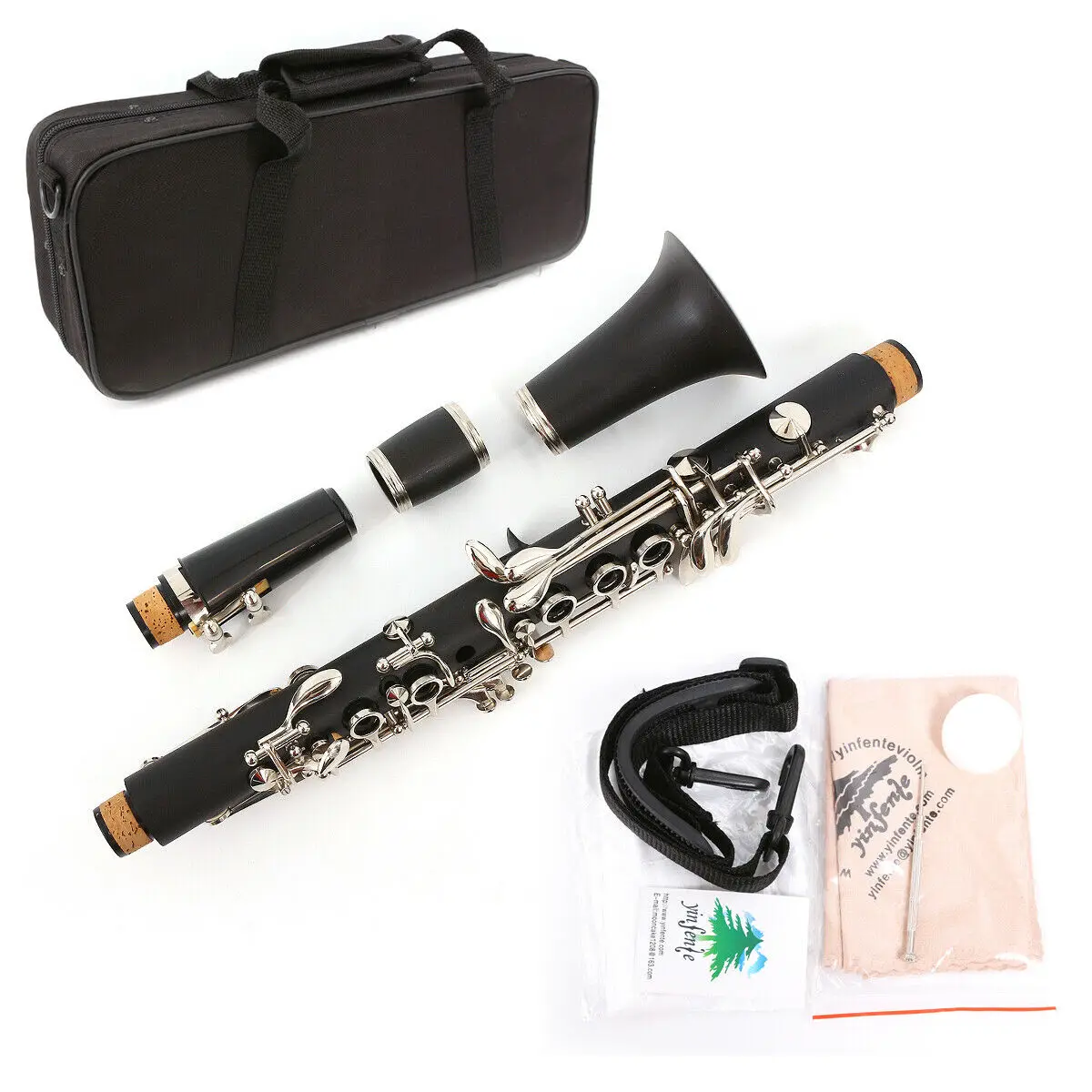Новый C Ключ кларнет Ebonite, деревянный никелированный ключ с чехлом, улучшенная модель
Новый C Ключ кларнет Ebonite, деревянный никелированный ключ с чехлом, улучшенная модель