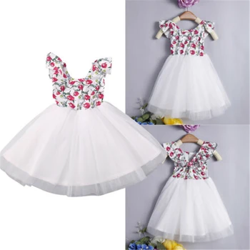 Newborn Baby Kids Girl Flying Sleeve Print Princess Dress Party Wedding Pageant Gown
Newborn Baby Kids Girl Flying Sleeve Print Princess Dress Party Wedding Pageant Gown