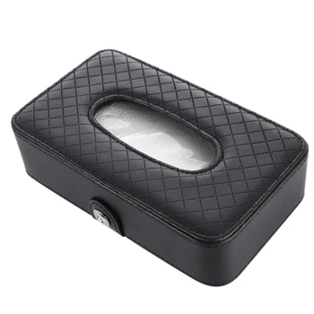 Black Square Tissue Box Cover Car Container Toilet Paper Tissue Box Dispenser Reusable Servilletas De Papel Napkins Box EA60ZJ
Black Square Tissue Box Cover Car Container Toilet Paper Tissue Box Dispenser Reusable Servilletas De Papel Napkins Box EA60ZJ