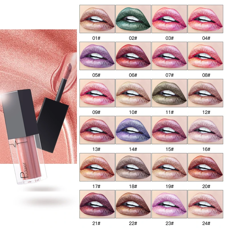 Pudaier Matte Lip Gloss Metal Color Lipstick Matte Lipgloss Metallic Long Lasting Liquid Lipstick women Lips Makeup Tint Cosmeti
Pudaier Matte Lip Gloss Metal Color Lipstick Matte Lipgloss Metallic Long Lasting Liquid Lipstick women Lips Makeup Tint Cosmeti