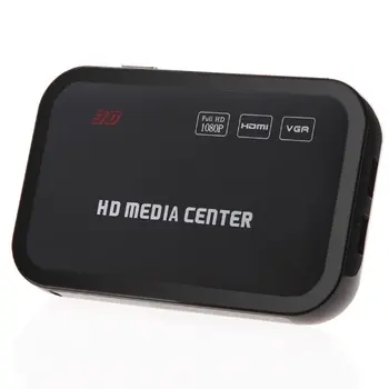 

Hot TTKK Full HD 1080P Media Player Center RM/RMVB/AVI/MPEG Multi Media Video Player with HDMI YPbPr VGA AV USB SD/MMC Port Remo
