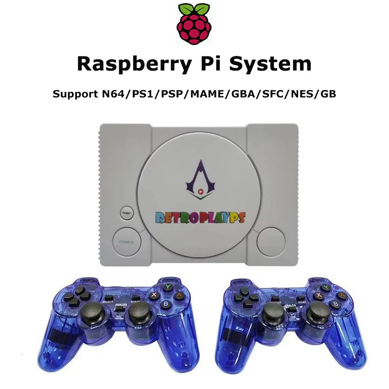 Video Game Console HDMI TV Output Raspberry Pi for PS1/N64/MD Video Player with 7000+ Games Retro Console
Video Game Console HDMI TV Output Raspberry Pi for PS1/N64/MD Video Player with 7000+ Games Retro Console