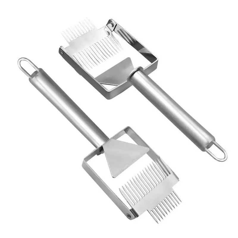 Honey Comb Double Needle Bee Scraper Uncorking Fork Shovel Beekeeping Knife Bee Hive Uncapping Fork Scraper Shovel Honey Fork
Honey Comb Double Needle Bee Scraper Uncorking Fork Shovel Beekeeping Knife Bee Hive Uncapping Fork Scraper Shovel Honey Fork