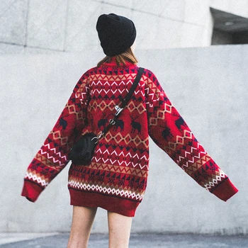 Unisex Sweater Fine Knitted Jumpers Ulzzang Pullover Casual Tops Hip Hop Trend Retro Outdoor Autumn Winter for Men Women Youths
Unisex Sweater Fine Knitted Jumpers Ulzzang Pullover Casual Tops Hip Hop Trend Retro Outdoor Autumn Winter for Men Women Youths