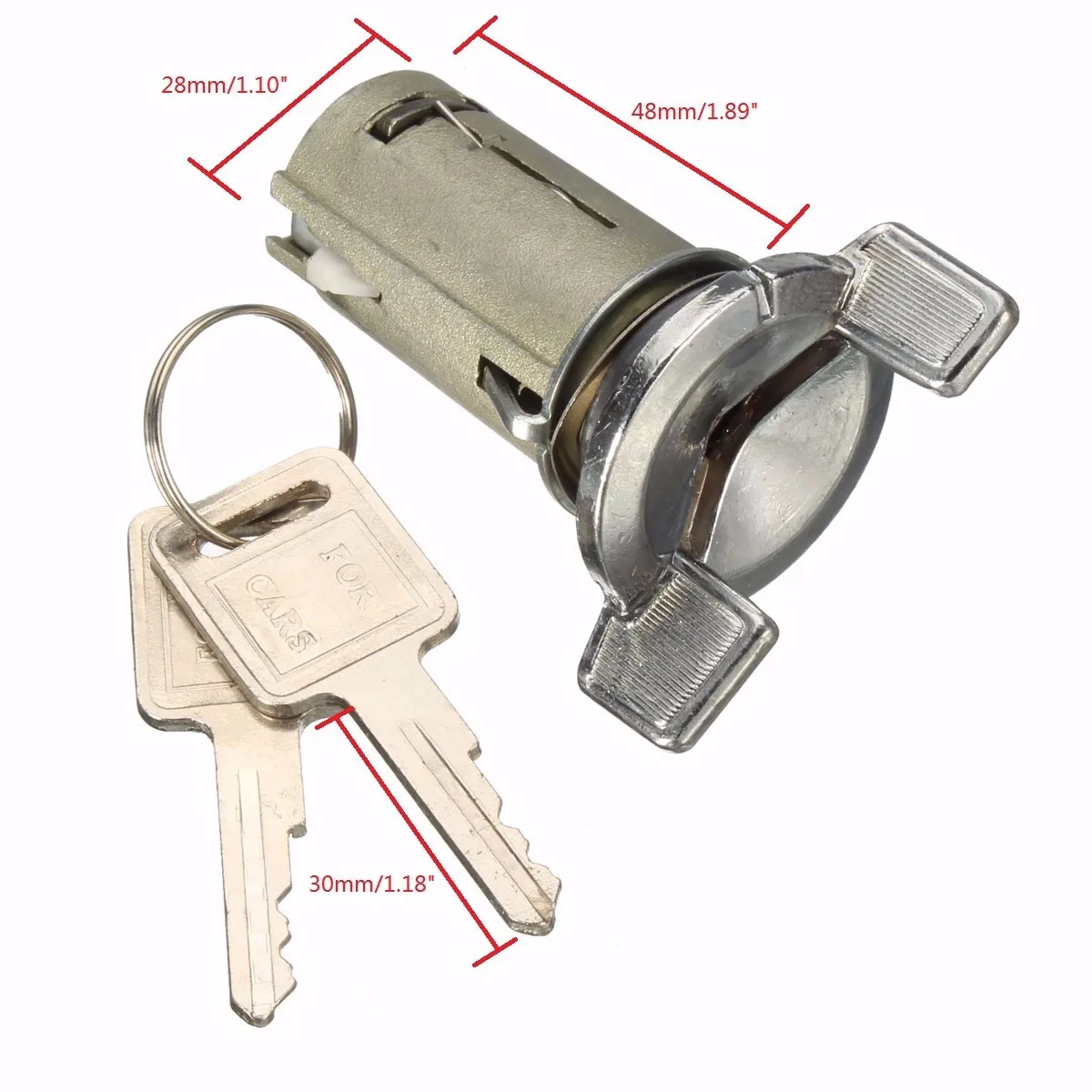 Hugwit Motor Ignition Key Switch Cylinder Lock with 2 Keys Assembly For Chevy/Buick/GMC Chrome Silver LC1426
Hugwit Motor Ignition Key Switch Cylinder Lock with 2 Keys Assembly For Chevy/Buick/GMC Chrome Silver LC1426