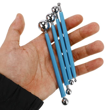 4Pcs/Set DIY Indentation Pen Stainless Steel Dotting Tips Ball Stylus Polymer Clay Tools Paper Clay Flower Tool Petal Creasing
4Pcs/Set DIY Indentation Pen Stainless Steel Dotting Tips Ball Stylus Polymer Clay Tools Paper Clay Flower Tool Petal Creasing