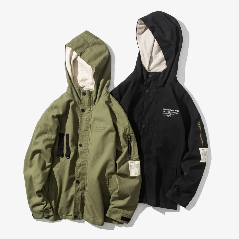 City Where the Product 2019 Autumn Japanese-style Hooded Contrast Color Jacket Cotton Jacket Men Autumn Clothing Men's Fashion J
City Where the Product 2019 Autumn Japanese-style Hooded Contrast Color Jacket Cotton Jacket Men Autumn Clothing Men's Fashion J
