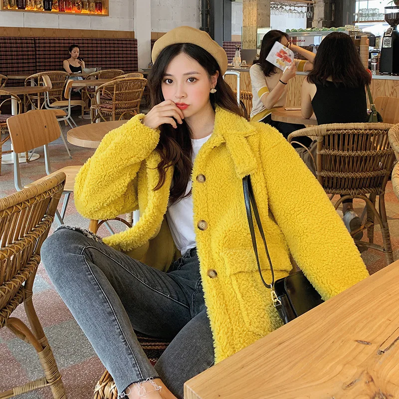 Hot Selling Main Push 2019 Autumn And Winter New Style Korean-style Casual Elegant Slimming INS-Style Lambs Wool Coat Fashion
Hot Selling Main Push 2019 Autumn And Winter New Style Korean-style Casual Elegant Slimming INS-Style Lambs Wool Coat Fashion