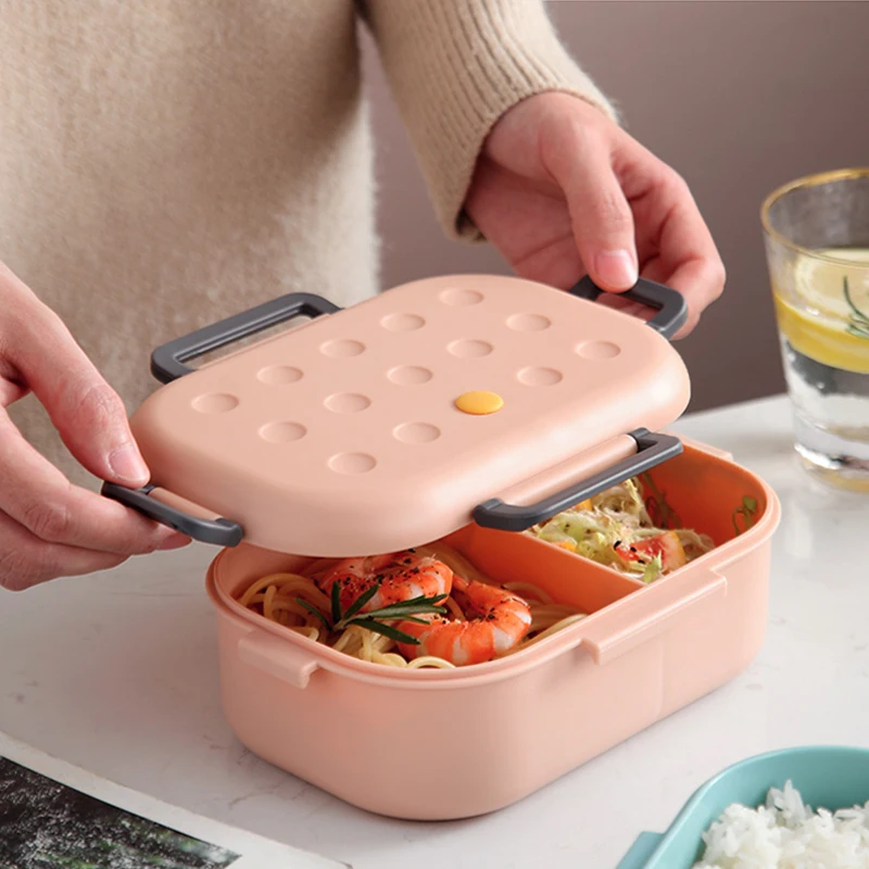 Portable Healthy Material Lunch Box Independent Lattice For Kids Bento Box Microwave Dinnerware Food Storage Container Foodbox
Portable Healthy Material Lunch Box Independent Lattice For Kids Bento Box Microwave Dinnerware Food Storage Container Foodbox