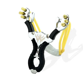 Outdoor Hunting Shooting Alloy Slingshot Powerful Ejection and Rubber Band Catapult Sling Shooting Game
Outdoor Hunting Shooting Alloy Slingshot Powerful Ejection and Rubber Band Catapult Sling Shooting Game