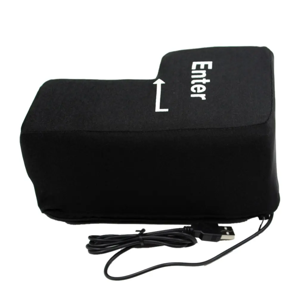 Slow Rising Big USB Enter Key Anti Stress Button USB Pillow Supersized Unbreakable Office Home Computer Novelty Gages Toys
Slow Rising Big USB Enter Key Anti Stress Button USB Pillow Supersized Unbreakable Office Home Computer Novelty Gages Toys