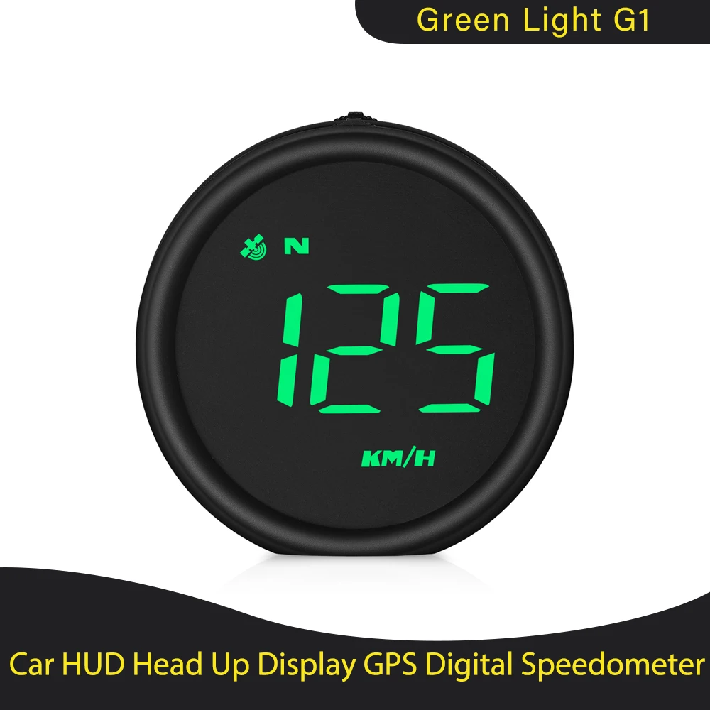 

Car Universal HUD Head Up Display GPS Digital Speedometer with Overspeed Warning Fatigue Driving Alarm Compass