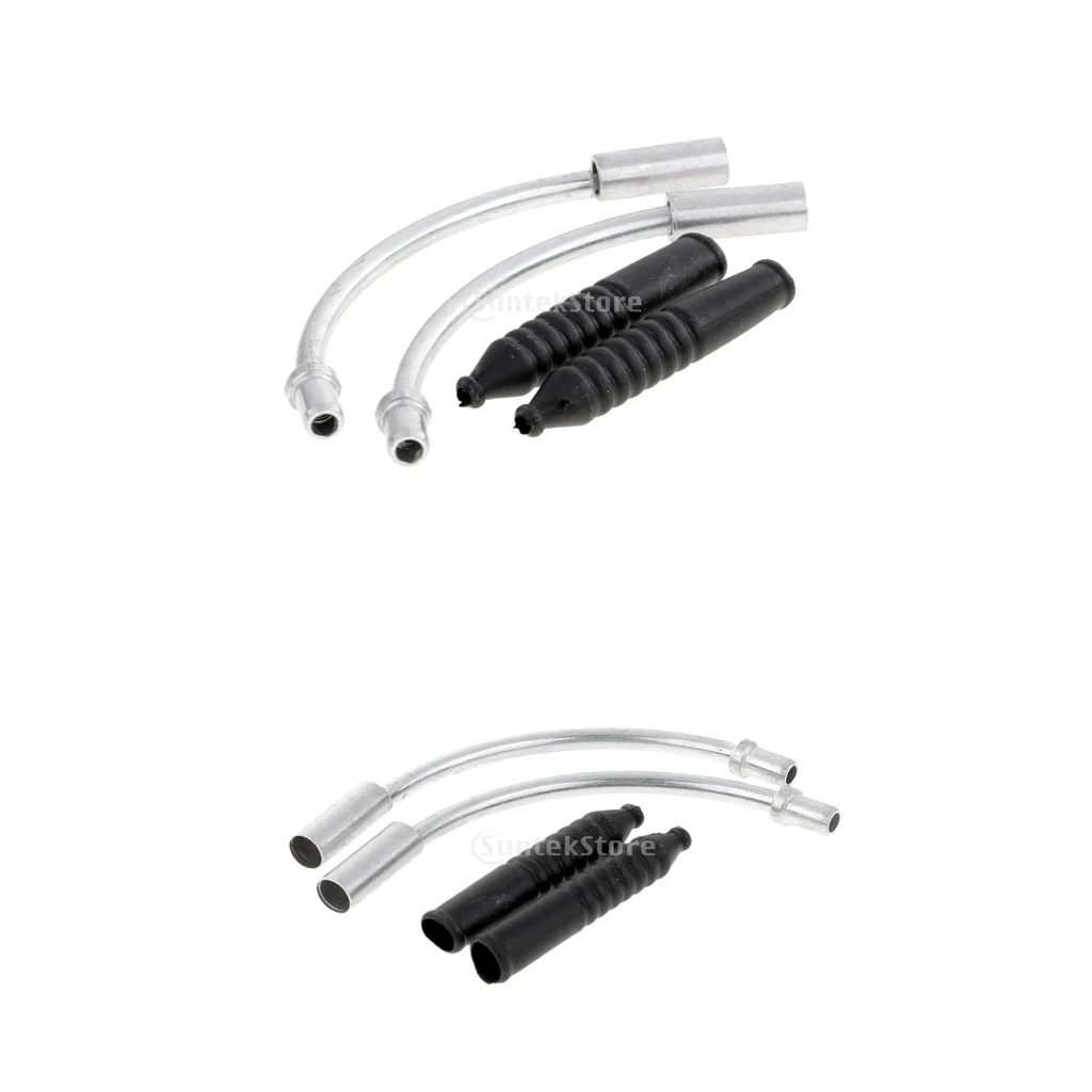 8 Pieces Liner V Brake Brake Noodle and Boot Set Bicycle Parts Accessories Aluminum Plastic 8 Pieces Liner V Brake Brake Noodle and Boot Set Bicycle Parts Accessories Aluminum Plastic