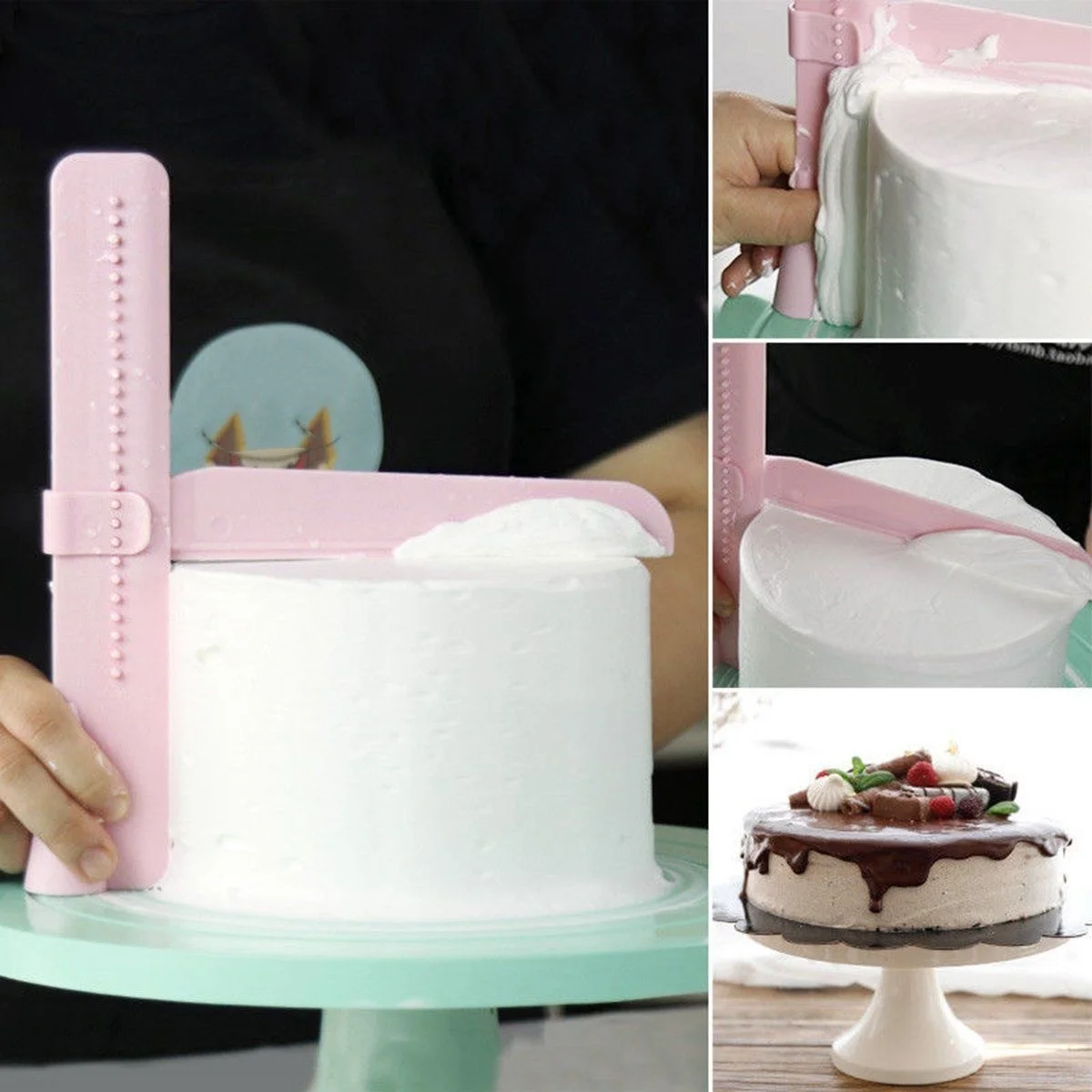 Adjustable Cake Smoother Tools Cutter Decorating Fondant Sugarcraft Icing Mold Kitchen DIY Crame Scraper Smoother Baking tools
Adjustable Cake Smoother Tools Cutter Decorating Fondant Sugarcraft Icing Mold Kitchen DIY Crame Scraper Smoother Baking tools