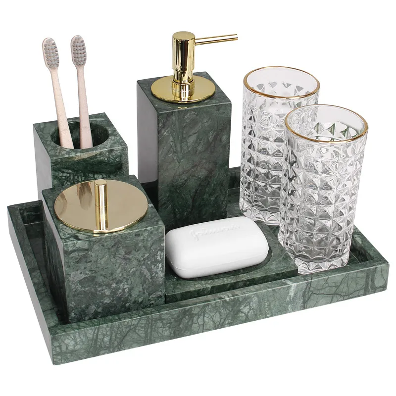 Marbles Bathroom Accessories Set Bath Toiletries Soap Dispenser/Dish Toothbrush Holder/Rack Gargle Cup Tissue Box Wedding Gifts
Marbles Bathroom Accessories Set Bath Toiletries Soap Dispenser/Dish Toothbrush Holder/Rack Gargle Cup Tissue Box Wedding Gifts