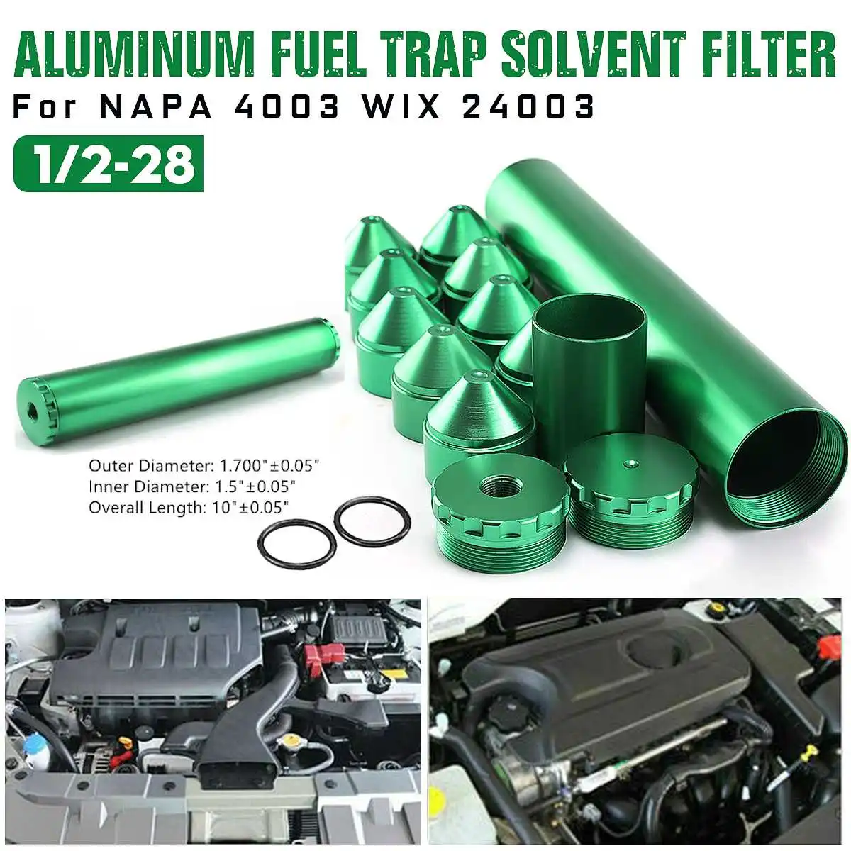 15Pcs 1/2-28 5/8-24 Fuel Filters Fuel Trap Solvent Filter 1.7 inch OD For NAPA 4003 WIX 24003 Automobiles Filters Cups
15Pcs 1/2-28 5/8-24 Fuel Filters Fuel Trap Solvent Filter 1.7 inch OD For NAPA 4003 WIX 24003 Automobiles Filters Cups