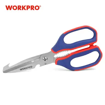 WORKPRO 10 Inch Multi-function Scissors Kitchen Scissors Stainless Steel Scissors Home Scissors
WORKPRO 10 Inch Multi-function Scissors Kitchen Scissors Stainless Steel Scissors Home Scissors