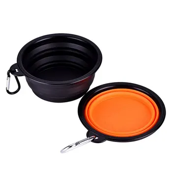 New Collapsible Travel Silicone Dog Bowl Portable Pet Food Water Bowl, Set of 2 
New Collapsible Travel Silicone Dog Bowl Portable Pet Food Water Bowl, Set of 2