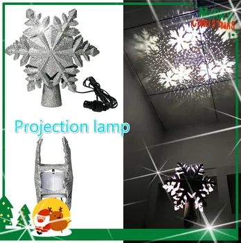 Hollow Snowflake Christmas Tree Top Hat, LED Snowflake Rotating Projection Lamp Decoration, Used For Christmas Tree 2020 NEW
Hollow Snowflake Christmas Tree Top Hat, LED Snowflake Rotating Projection Lamp Decoration, Used For Christmas Tree 2020 NEW