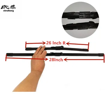 Free shipping 2pcs/lot car styling stickers Wiper blades for Peugeot 307 (2004-2008) 28"+26"R fit pinch tab type wiper arms only 
Free shipping 2pcs/lot car styling stickers Wiper blades for Peugeot 307 (2004-2008) 28"+26"R fit pinch tab type wiper arms only