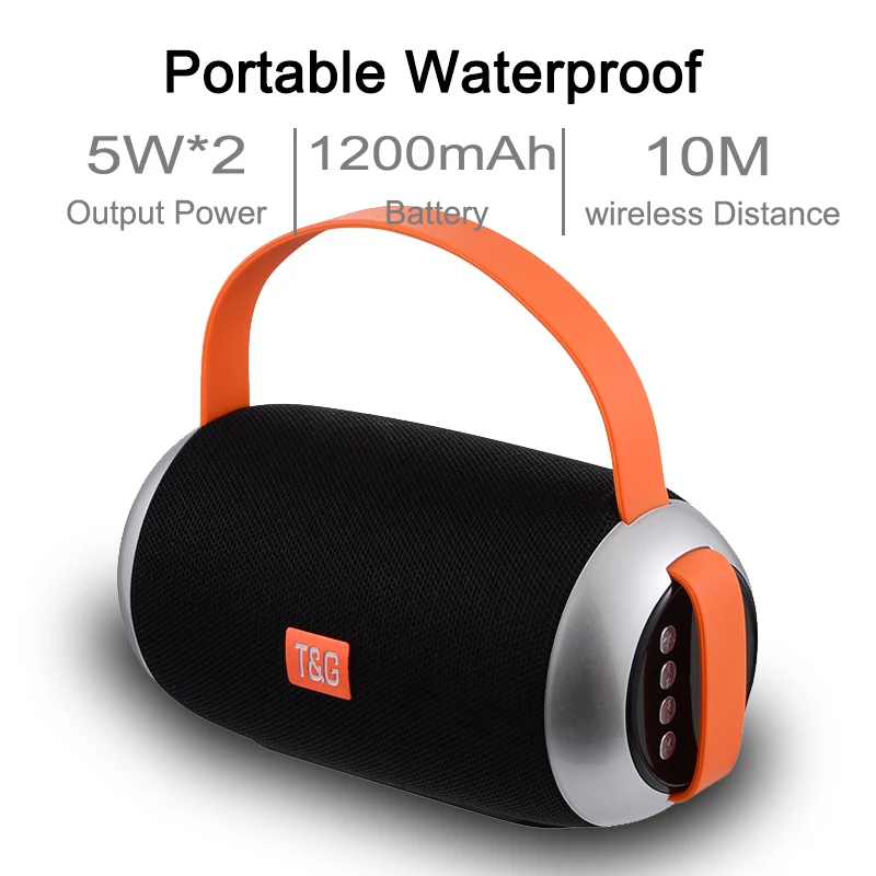 Portable Bluetooth speaker Waterproof Wireless Loudspeaker Sound System stereo Music surround speaker outdoor Support MP3
Portable Bluetooth speaker Waterproof Wireless Loudspeaker Sound System stereo Music surround speaker outdoor Support MP3