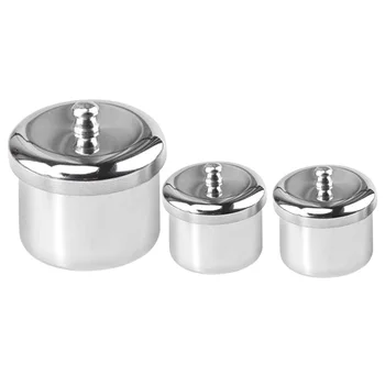 3pcs Rust Resistant For Liquid Powder Nail Tips Cups Set Base Container With Lids Cosmetic Salon Dappen Dish Stainless Steel
3pcs Rust Resistant For Liquid Powder Nail Tips Cups Set Base Container With Lids Cosmetic Salon Dappen Dish Stainless Steel