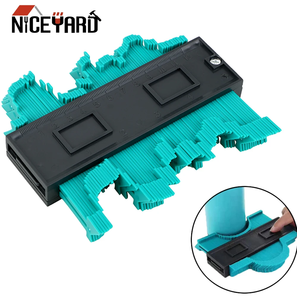 NICEYARD 0-120mm Range Gauge Contour Profile Copy Gauge Duplicator Standard Wood Marking Tool Tiling Laminate Tiles General Tool
NICEYARD 0-120mm Range Gauge Contour Profile Copy Gauge Duplicator Standard Wood Marking Tool Tiling Laminate Tiles General Tool