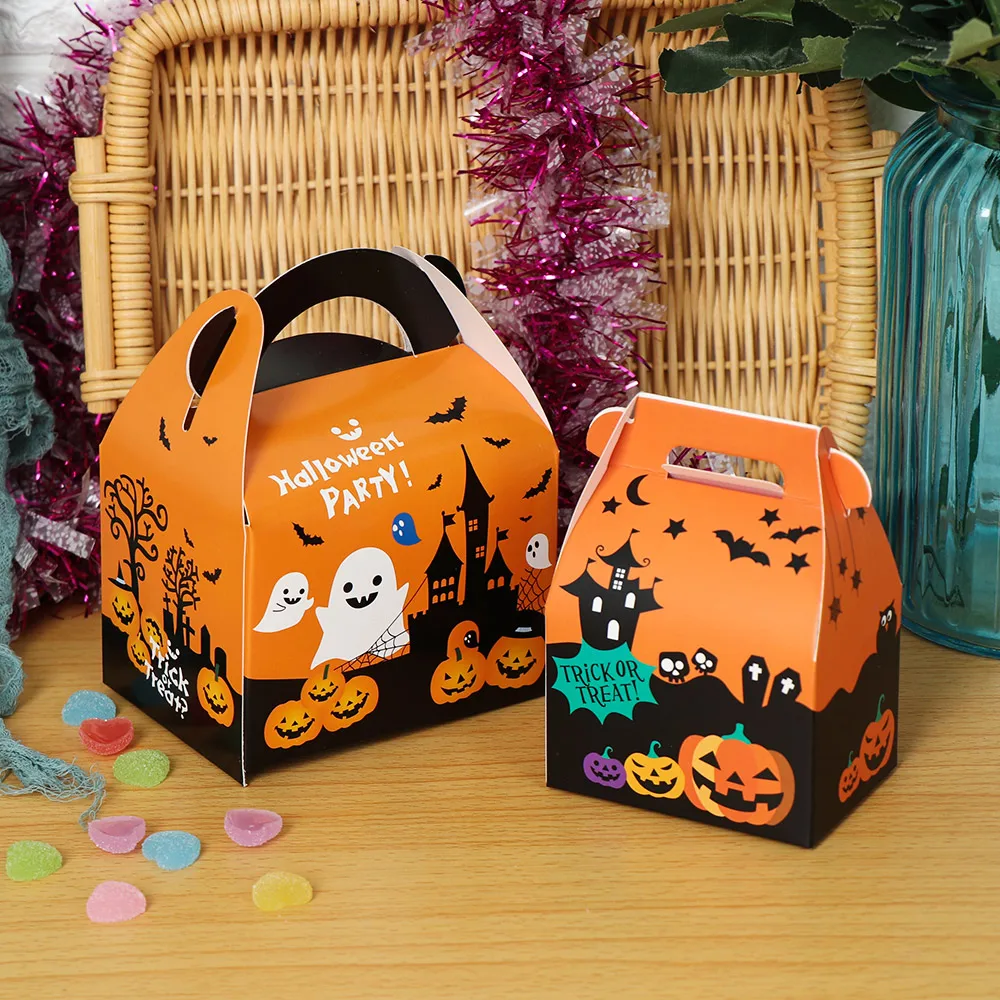 2pc Funny Ghost Pumpkin Paper Box Halloween Party Decoration Gift Boxes Halloween Paper Gift Box Trick or Treat Candy Boxes Bag
2pc Funny Ghost Pumpkin Paper Box Halloween Party Decoration Gift Boxes Halloween Paper Gift Box Trick or Treat Candy Boxes Bag
