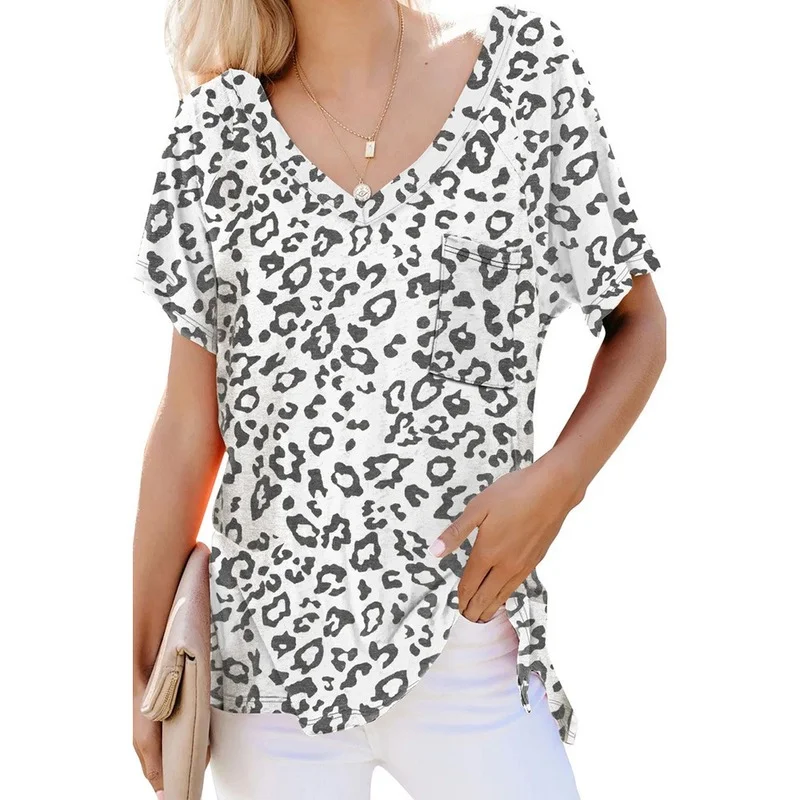 Летние женские футболки с леопардовым принтом камуфляж с коротким рукавом и принтом в виде больших Размеры одежда для детей топы, для модных женщин Открытое платье без рукавов, одежда 2021
Летние женские футболки с леопардовым принтом камуфляж с коротким рукавом и принтом в виде больших Размеры одежда для детей топы, для модных женщин Открытое платье без рукавов, одежда 2021