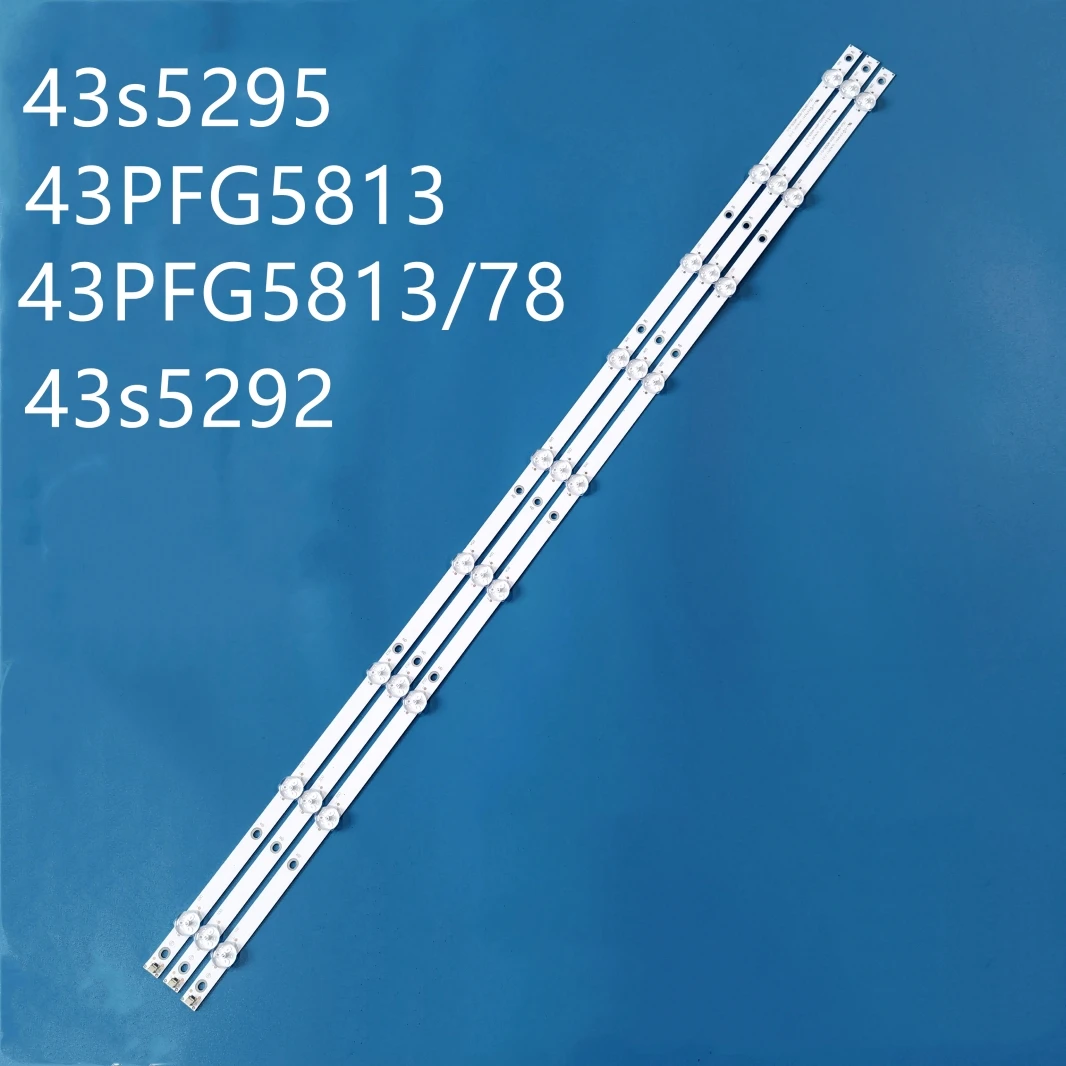 LED Backlight strip for Aoc 43s5295 43PFG5813 43PFG5813/78 43PFF5292 CEJJ-LB430Z-9S1P-M3030-D-1 43HFF3953 43PFF5252 43PFF5212 | Освещение